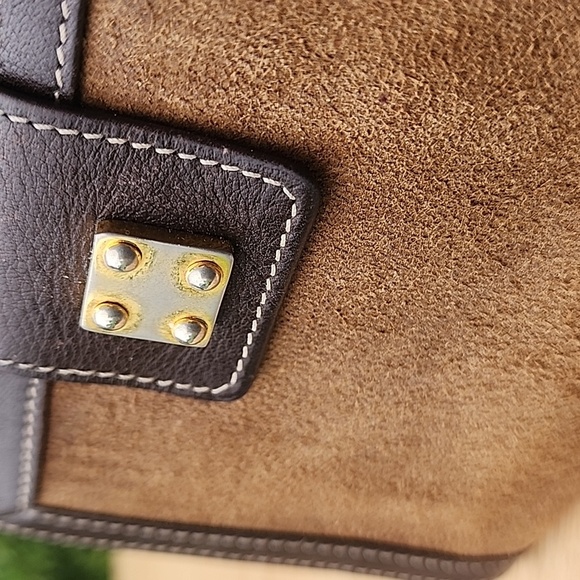 Loewe Anagram Brown Suede Wallet - Picture 8 of 13